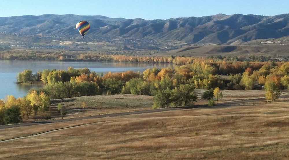 Littleton Chatfield Reservoir and Rockies