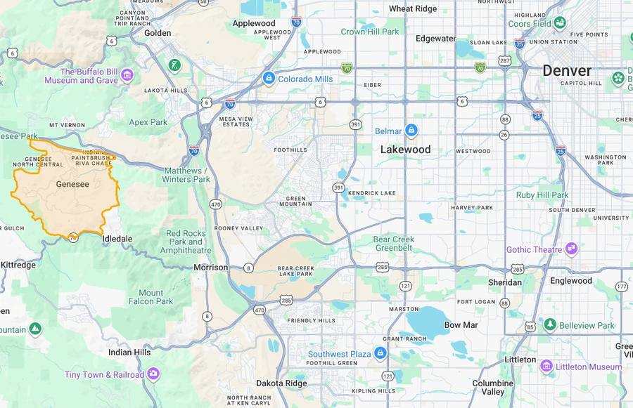 Genesee map