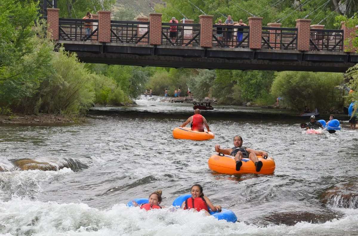 Golden Colorado Clear Creek tubing