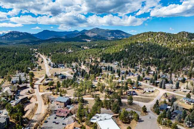 Evergreen Colorado mountain valley scenic view